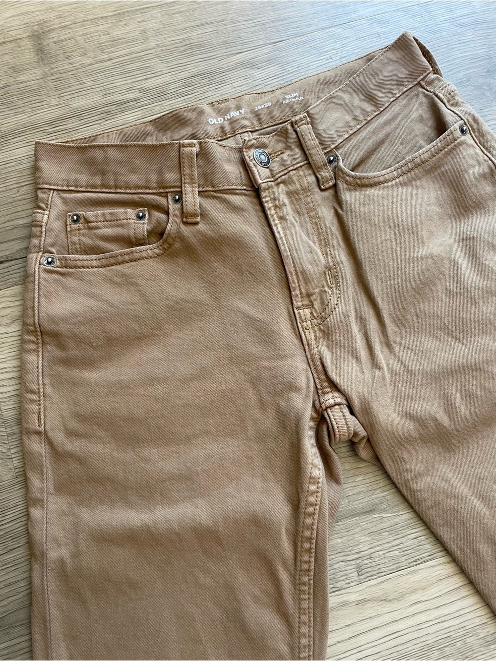 Old Navy | Slim Jeans for Men | Dark Tan | Size 26x30